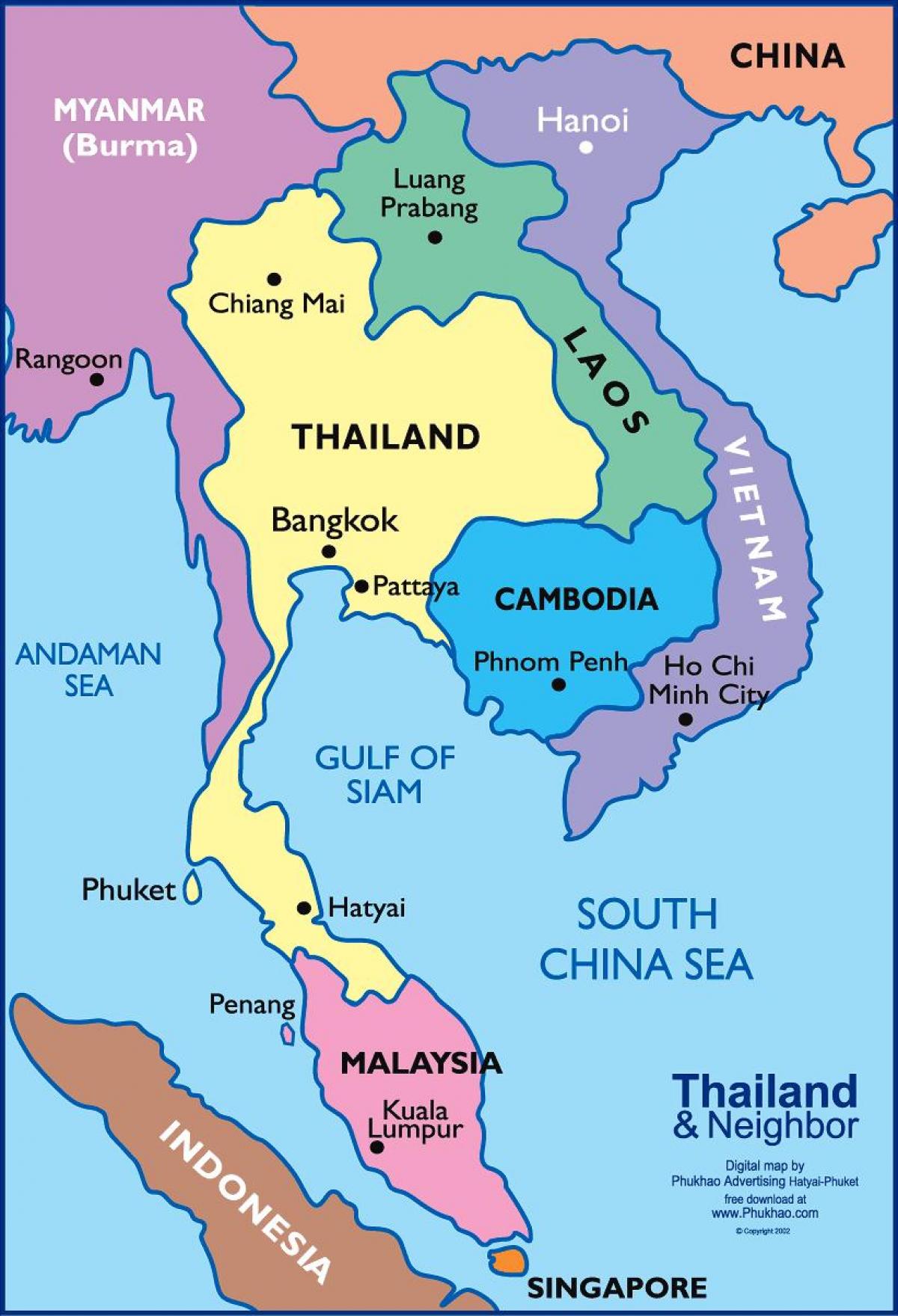 Bangkok tajlandski karti