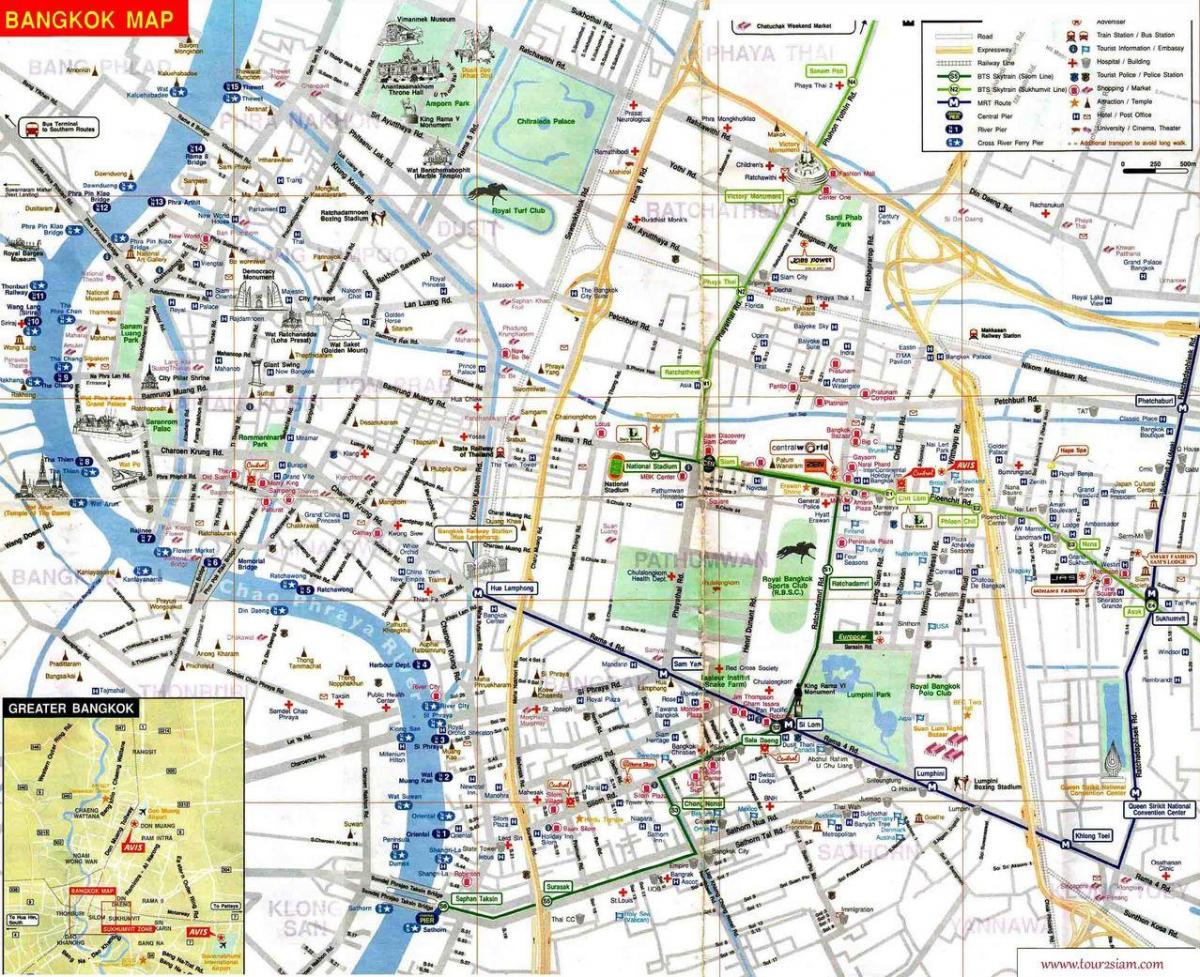 karta MBK Bangkok