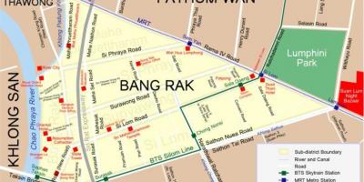 Karta za Bangkok crvenih svjetiljki