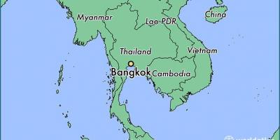 Karta za Bangkok zemlji