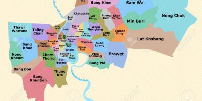 Karta za Bangkok područje