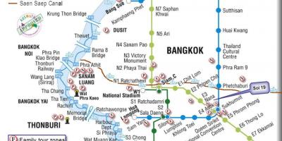 Društvene Bangkok tranzitne karti